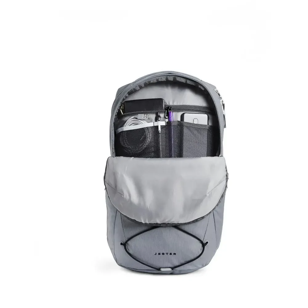 The North Face Men's Jester Laptop Backpack in Mid Gray Dark Heather